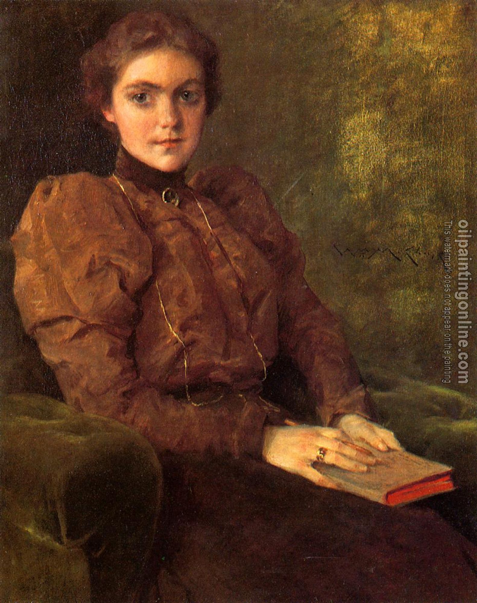 Chase, William Merritt - A Lady in Brown